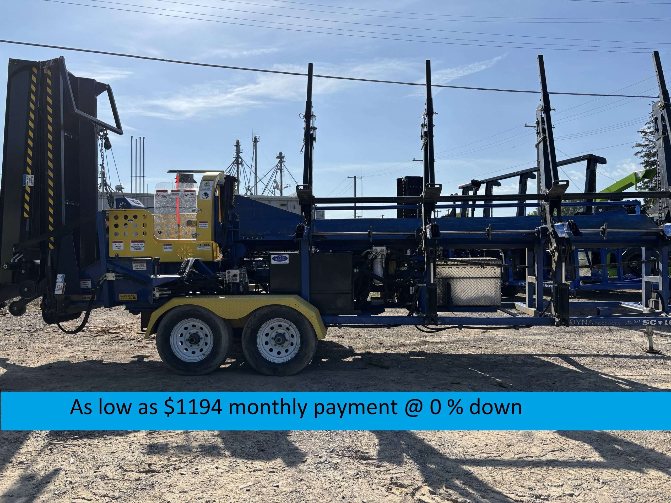 Factory Refurbished DYNA 2021 SC-16 CAT DieselFirewood Processor
